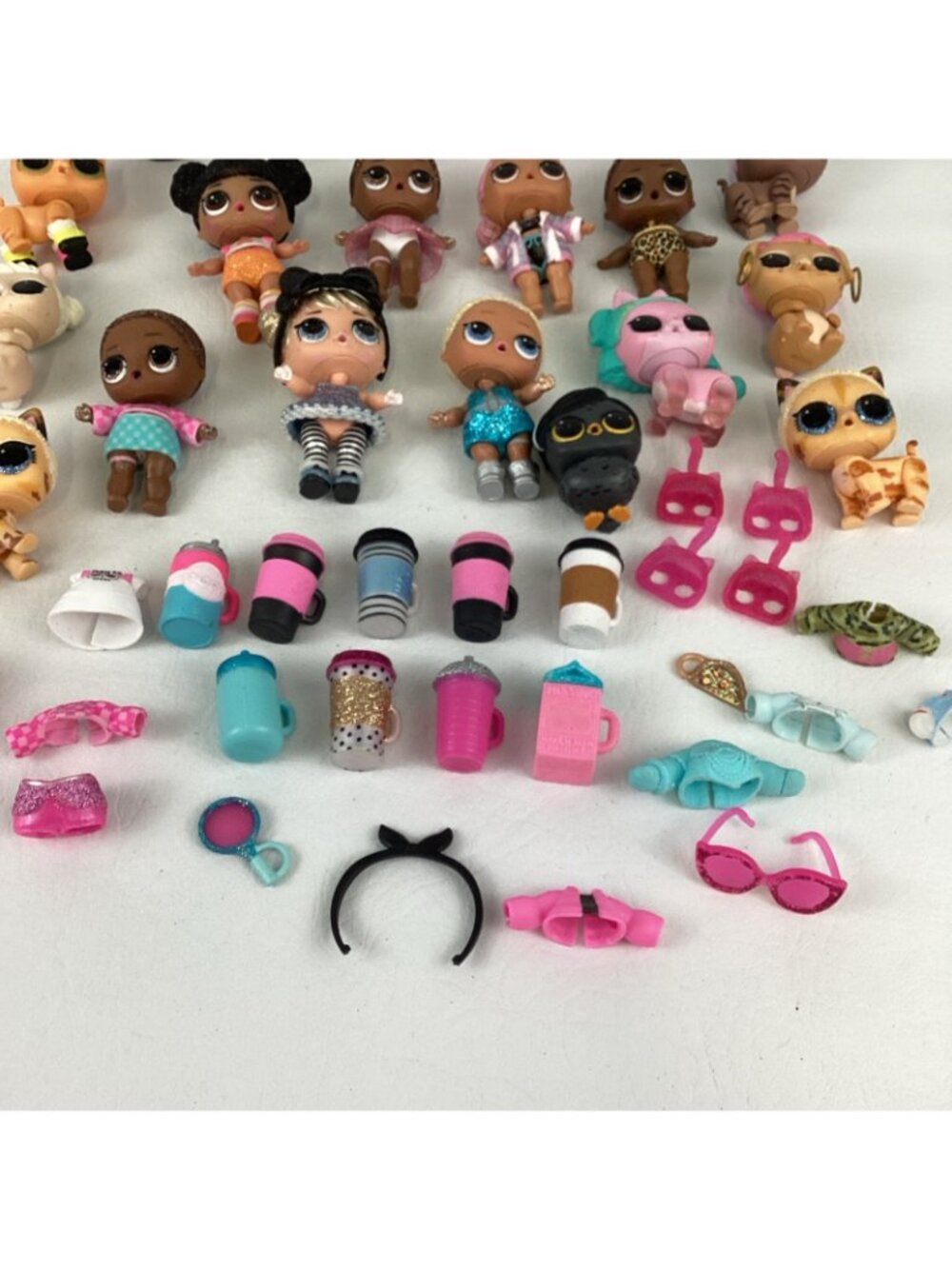 LOL Surprise Mini Doll Lot Glam Glitter Pets Accessories Curious QT Eye Spy MGA - Picture 4 of 9